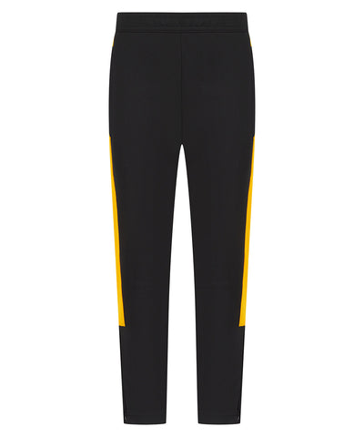 Pantalones de chndal de punto | Negro/Oro - Negro/Dorado