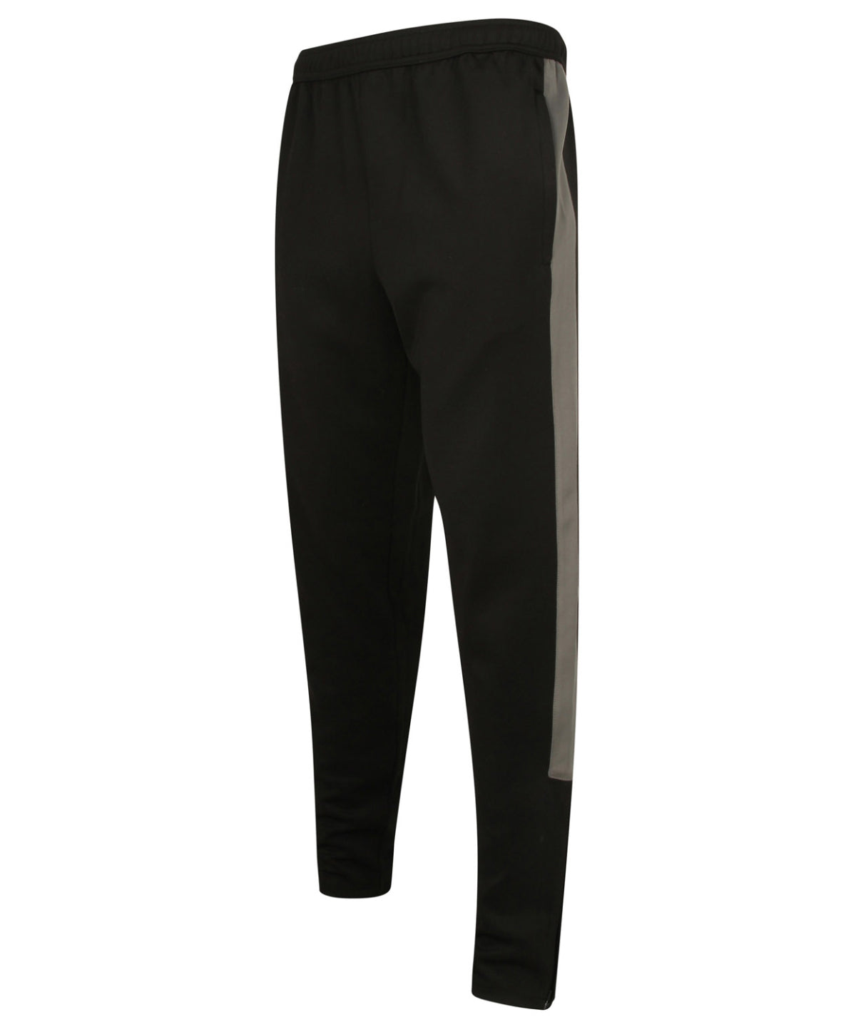 Pantalones de chndal de punto | Negro/Gris Metlico Oscuro
