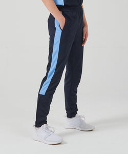 Pantalones de chndal de punto para nios | Negro/Oro