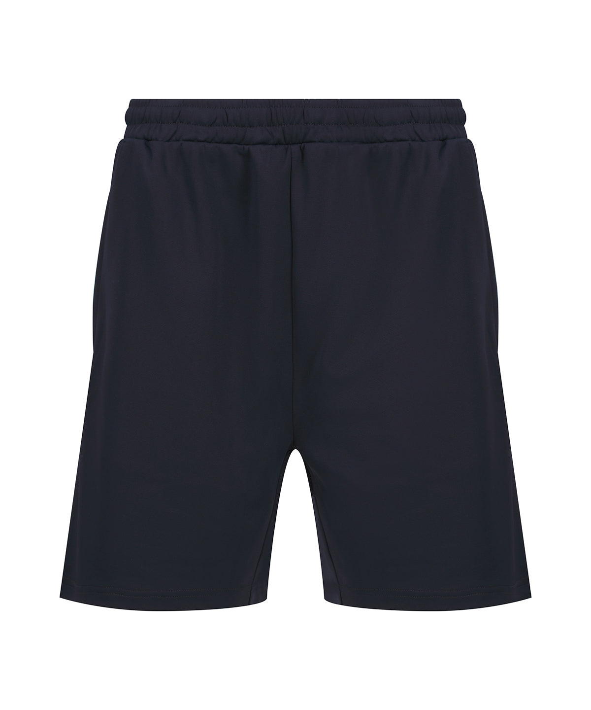 Pantalones cortos de punto con bolsillos con cremallera | Azul Marino
