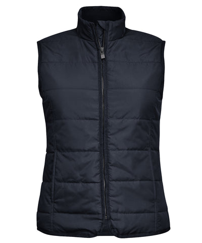 Chaleco acolchado horizontal para mujer Hudson | Azul Marino Oscuro