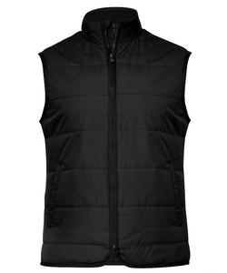 Chaleco acolchado horizontal Hudson | Negro