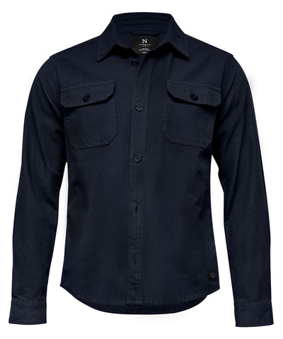 Camisa de entretiempo verstil unisex Napa | Azul Marino