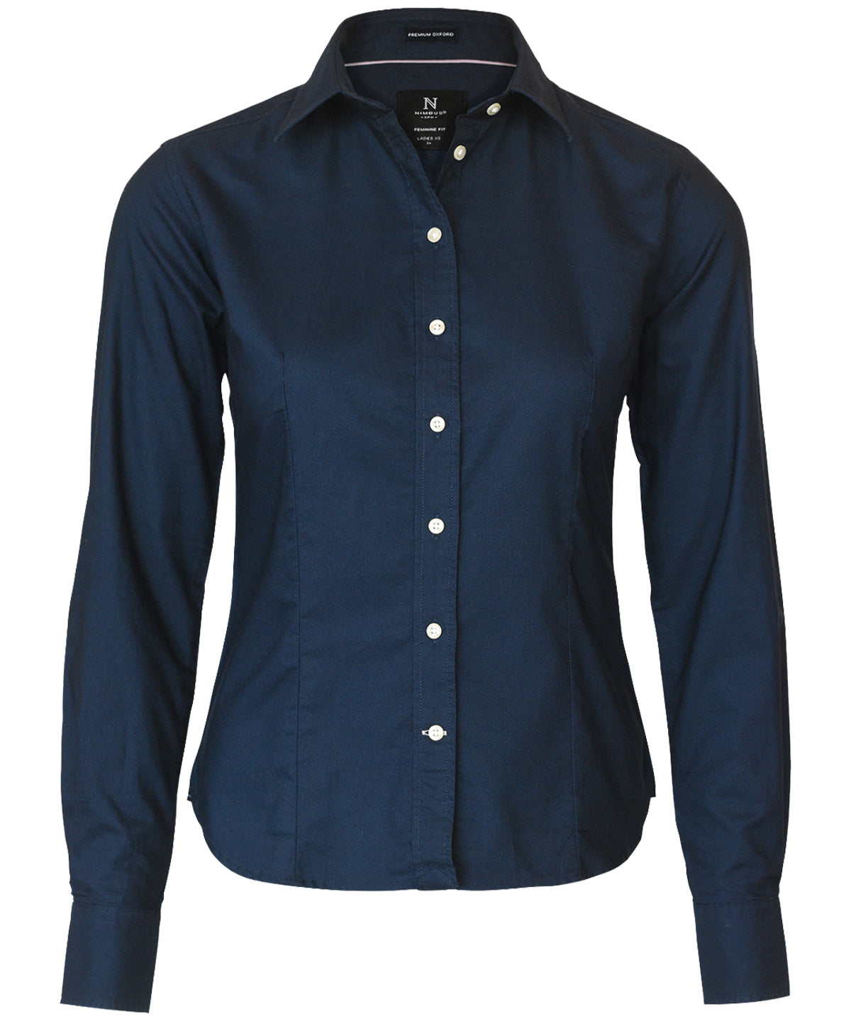 Camisa Oxford clsica para mujer Rochester | Azul Ocano