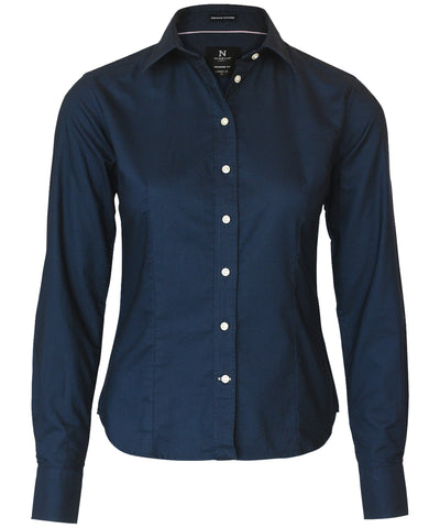Camisa Oxford clsica para mujer Rochester | Azul Ocano