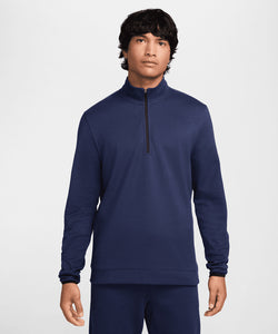 Nike Tour media cremallera parte superior de piqu | Negro/Blanco