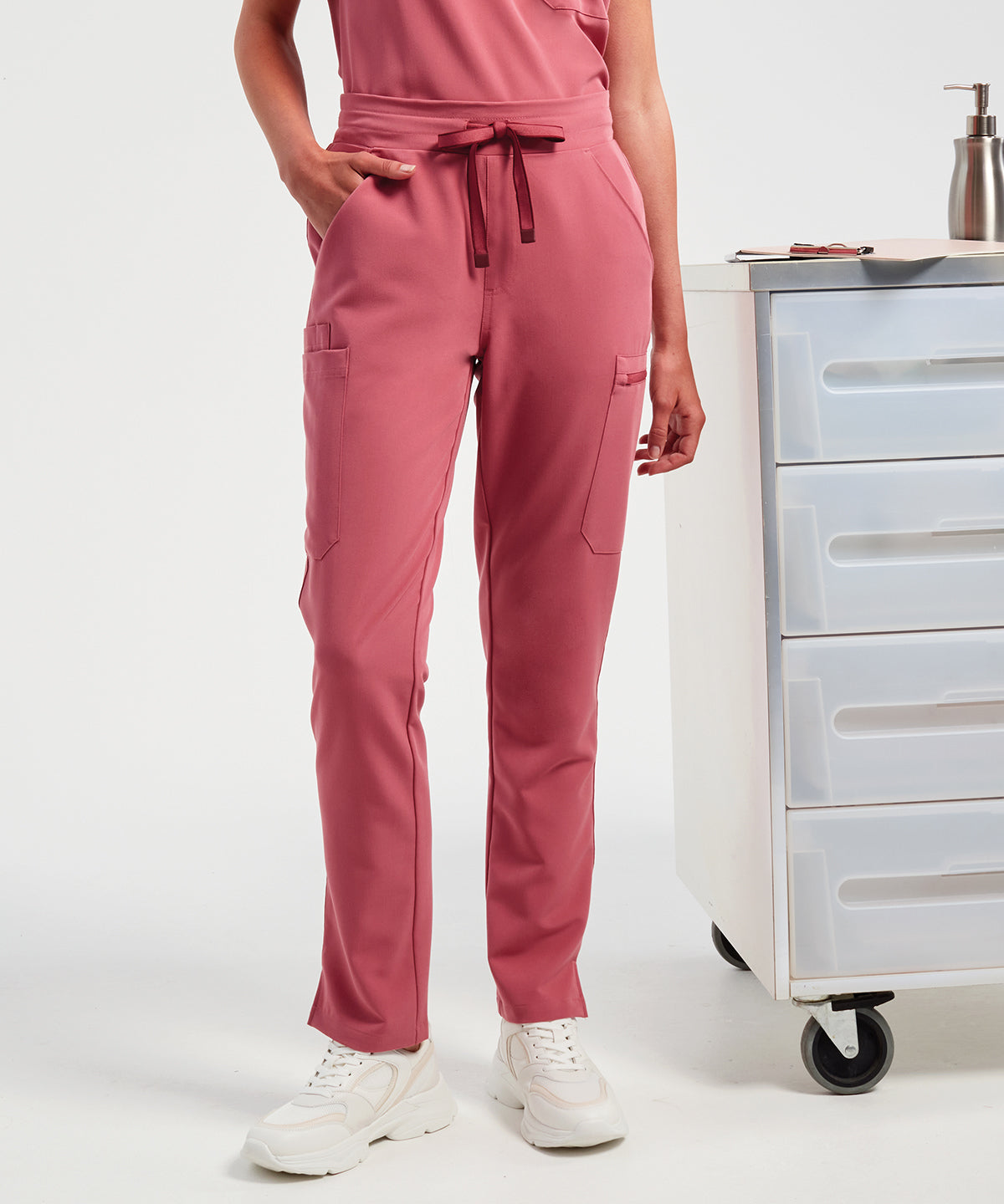 Pantalones cargo elsticos para mujer Relentless Onna-stretch | Rosa Tranquilo