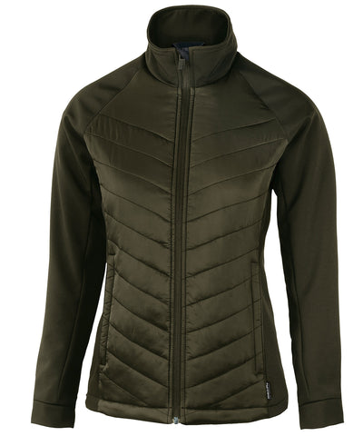 Chaqueta hbrida cmoda Bloomsdale para mujer | Verde Oliva