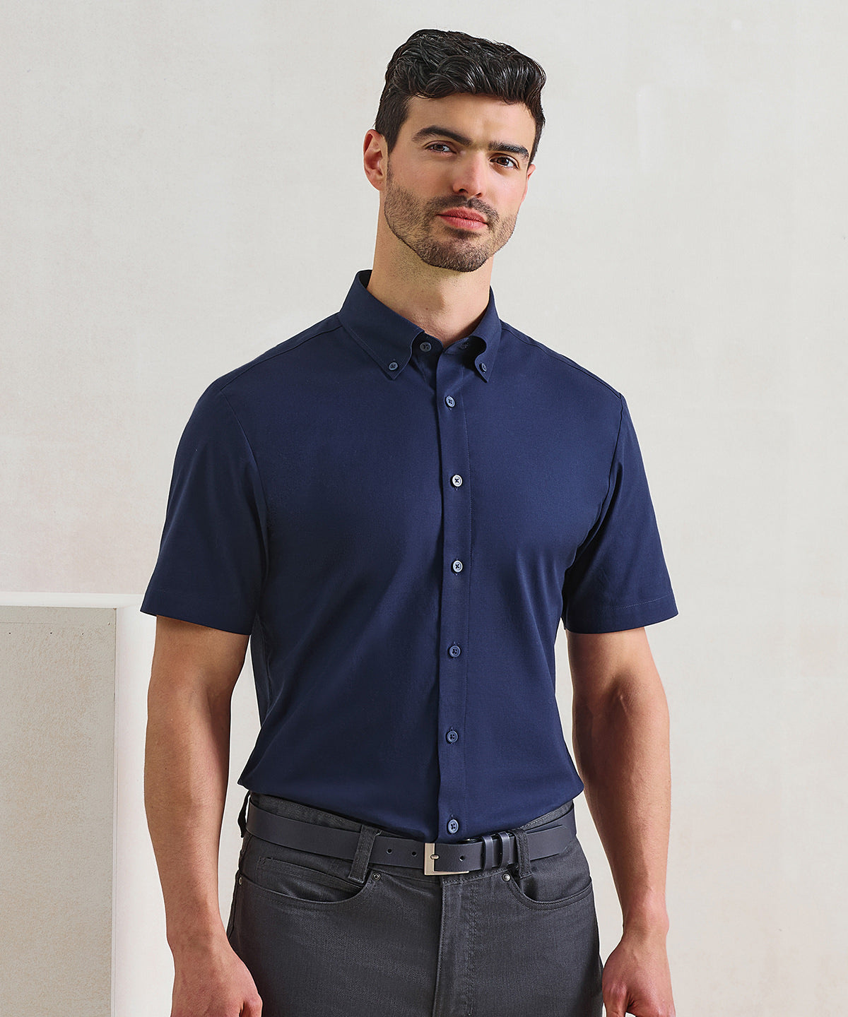 Camisa de manga corta Supreme Oxford | Blanco