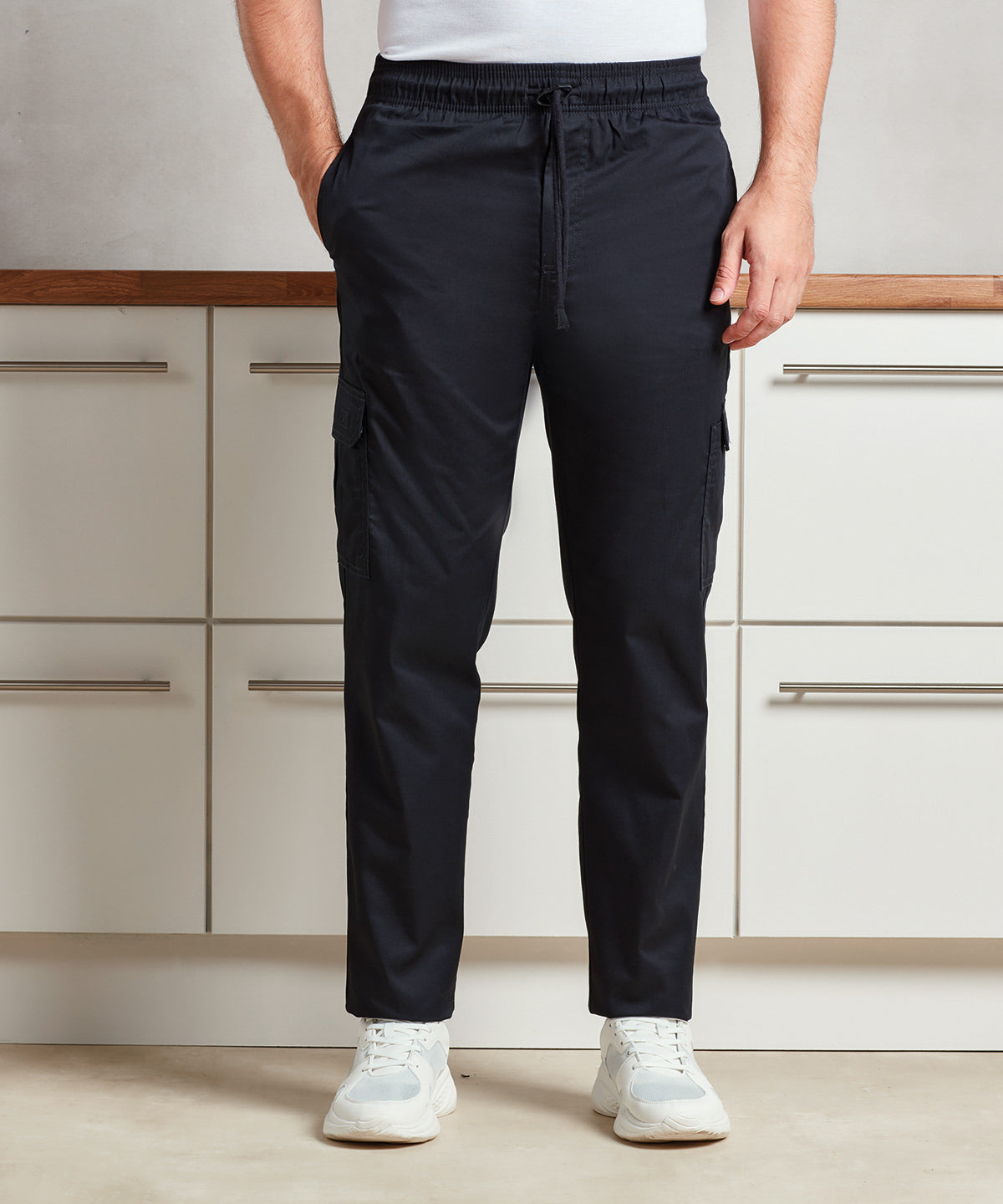 Pantalones de carga esenciales para chefs | Negro