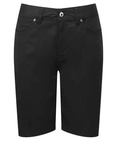 Pantalones cortos chinos de rendimiento para mujer | Negro