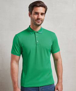 Polo piqu Coolchecker® plus | Negro