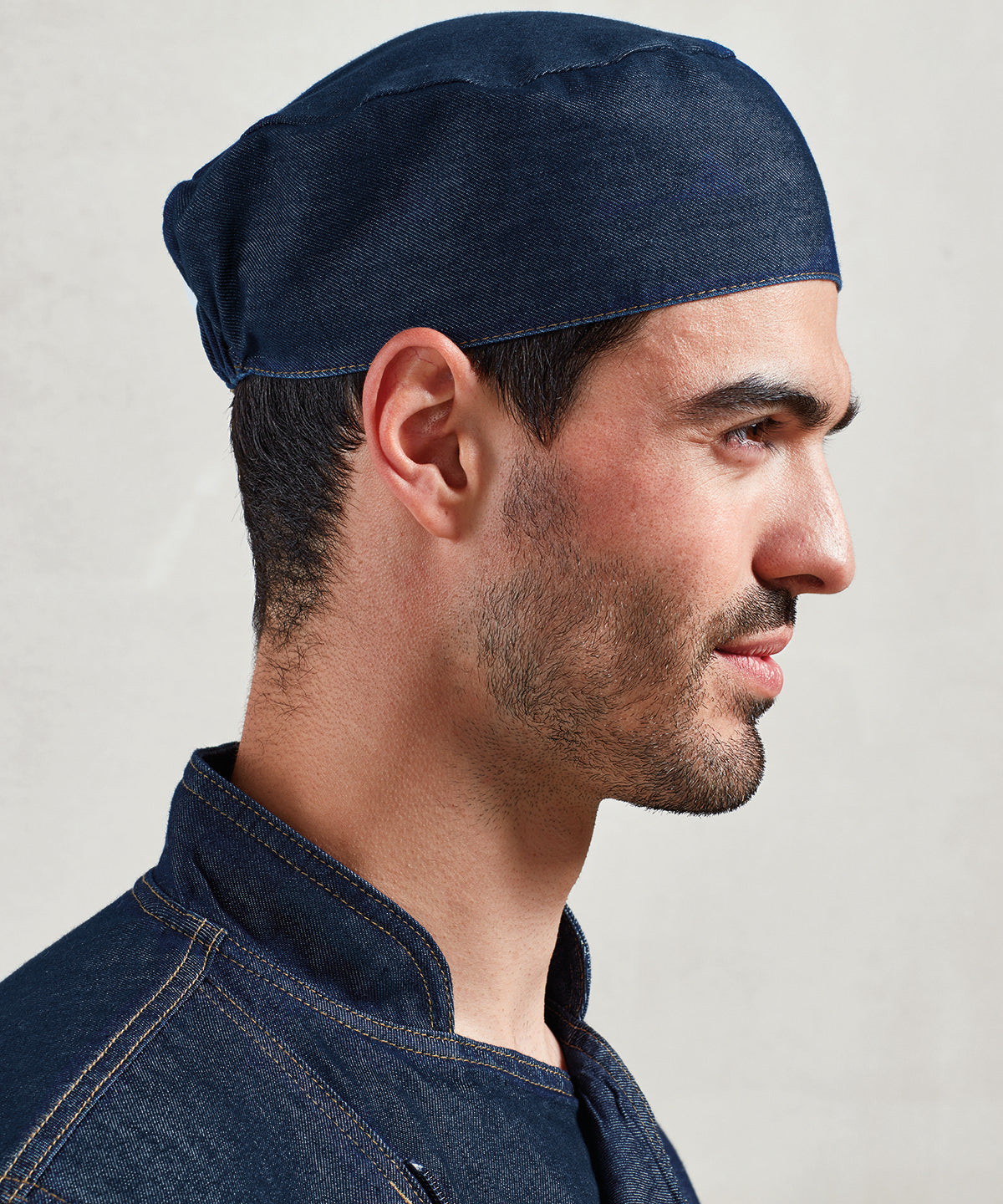 Gorra de chef con calavera | Negro