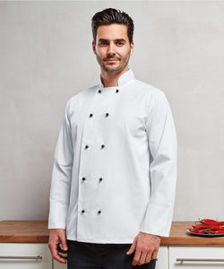 Cazadora de chef de manga larga Cuisine | Negro