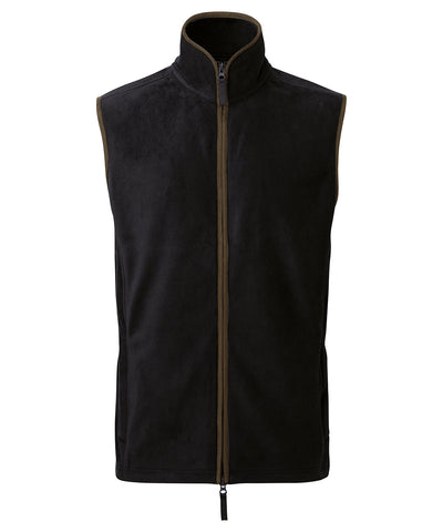 Chaleco de lana artesanal | Negro/Marrn