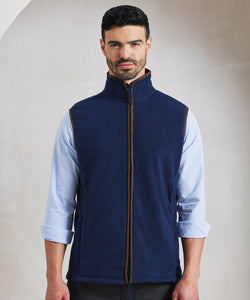 Chaleco de lana artesanal | Negro/Marrn