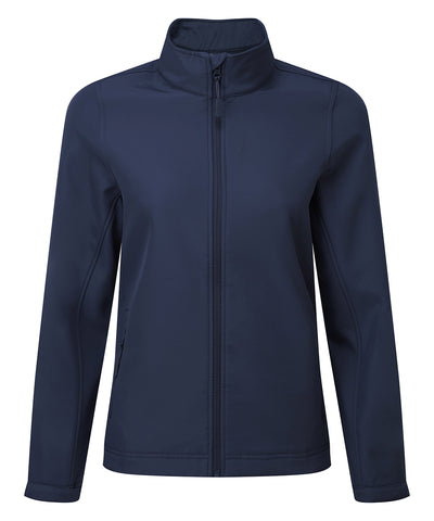 Chaqueta softshell para mujer Windchecker® para imprimir y reciclada | Azul Marino