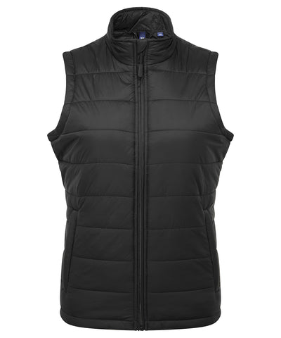 Chaleco acolchado Recyclight para mujer | Negro