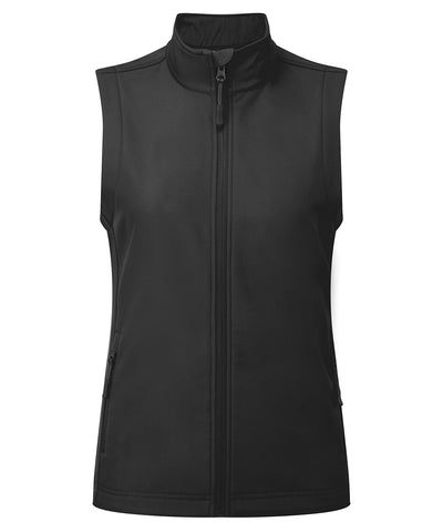 Chaleco cortavientos para mujer Windchecker® imprimible y reciclado | Negro