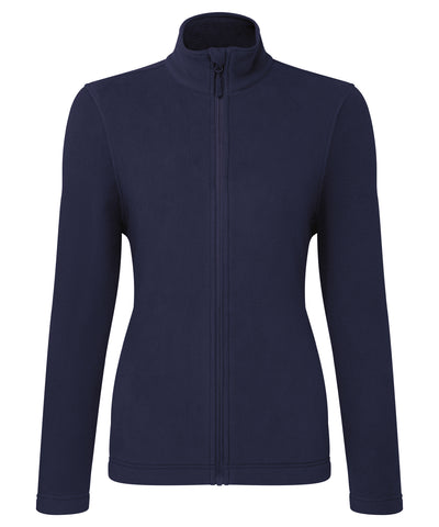 Forro polar completo con cremallera para mujer Recyclight | Azul Marino