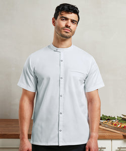 Camisa de manga corta Chefs Recyclight | Negro