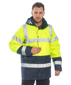 Chaqueta de trfico de alta visibilidad (S466/S467) | Amarillo/Marino