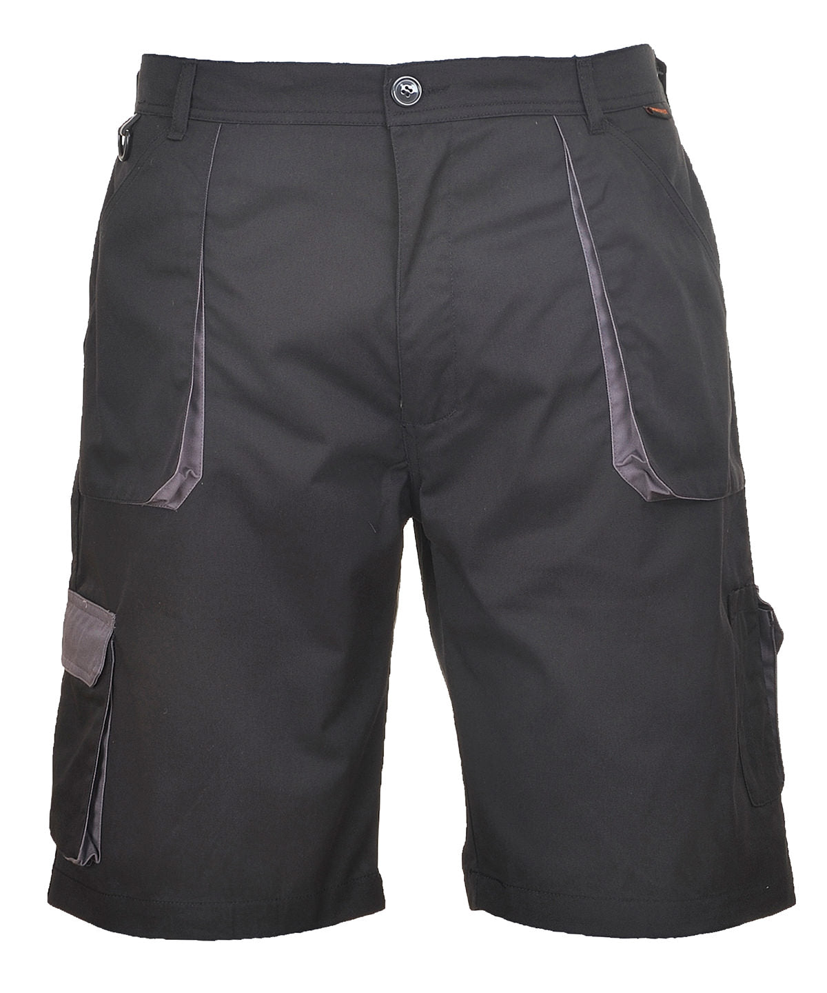 Pantalones cortos de contraste Portwest Texo (TX14) | Gris/Naranja