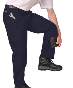 Pantalones de accin (S887) corte regular | Negro