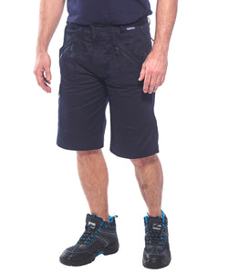 Pantalones cortos de accin (S889) corte regular | Negro