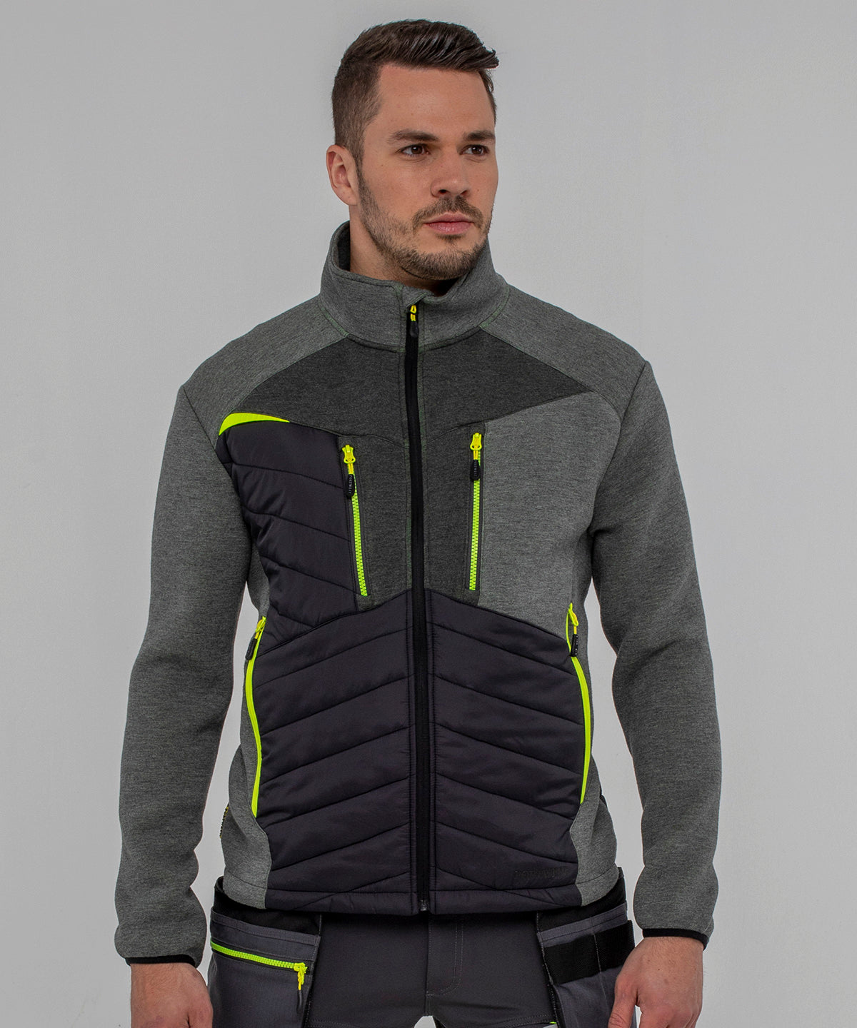 Chaqueta DX4 Hybrid Baffle (DX471) | Gris Metalizado