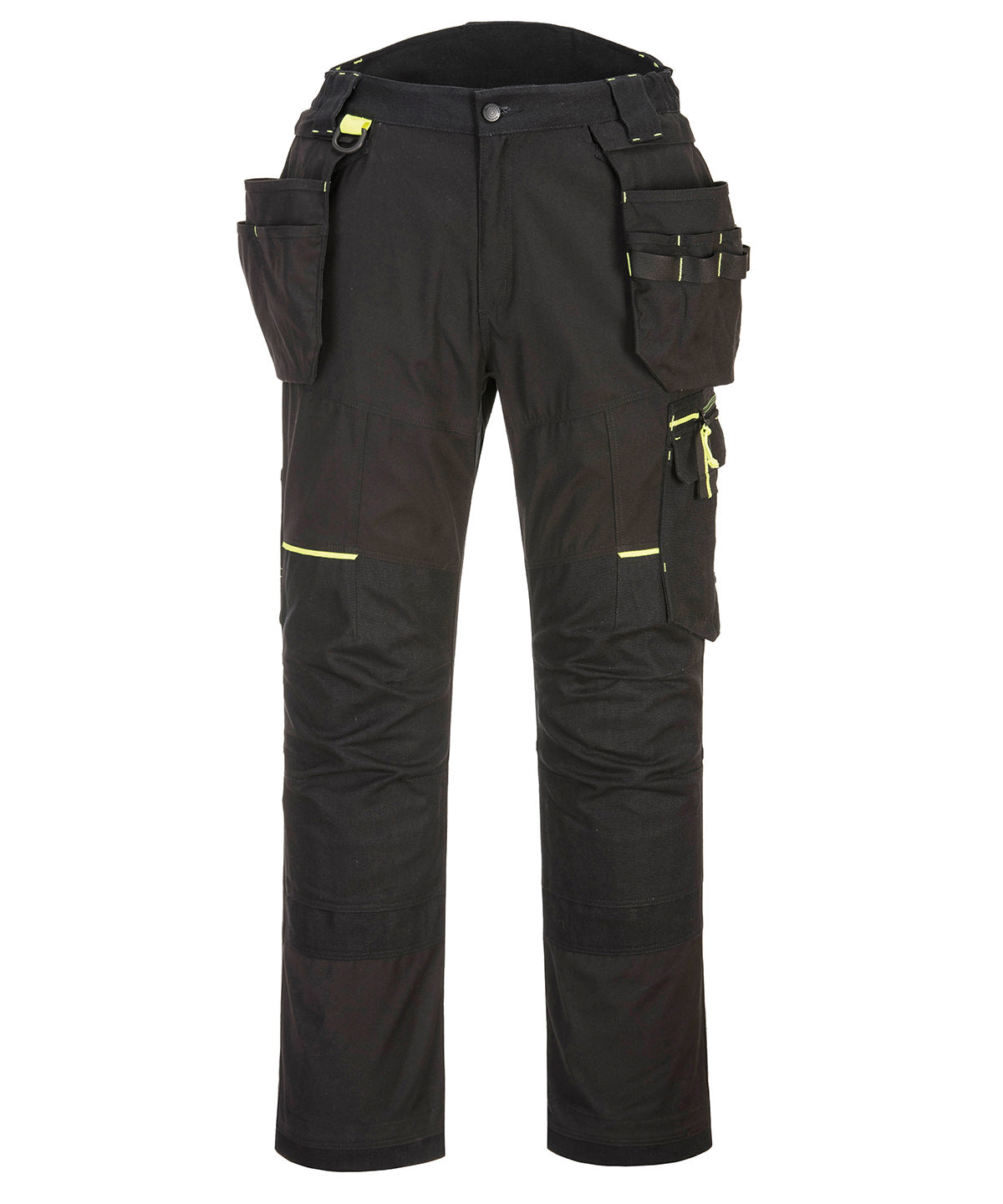 Pantalones holgados elsticos WX3 ECO (T706) ajuste activo | Negro