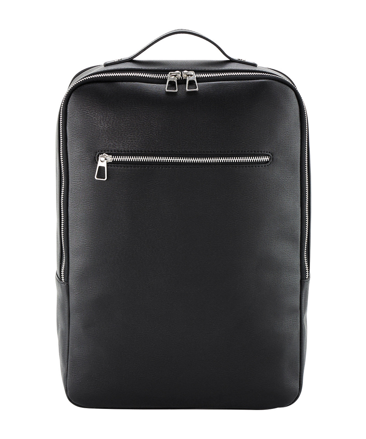 Mochila de lujo de piel sinttica a medida | Negro