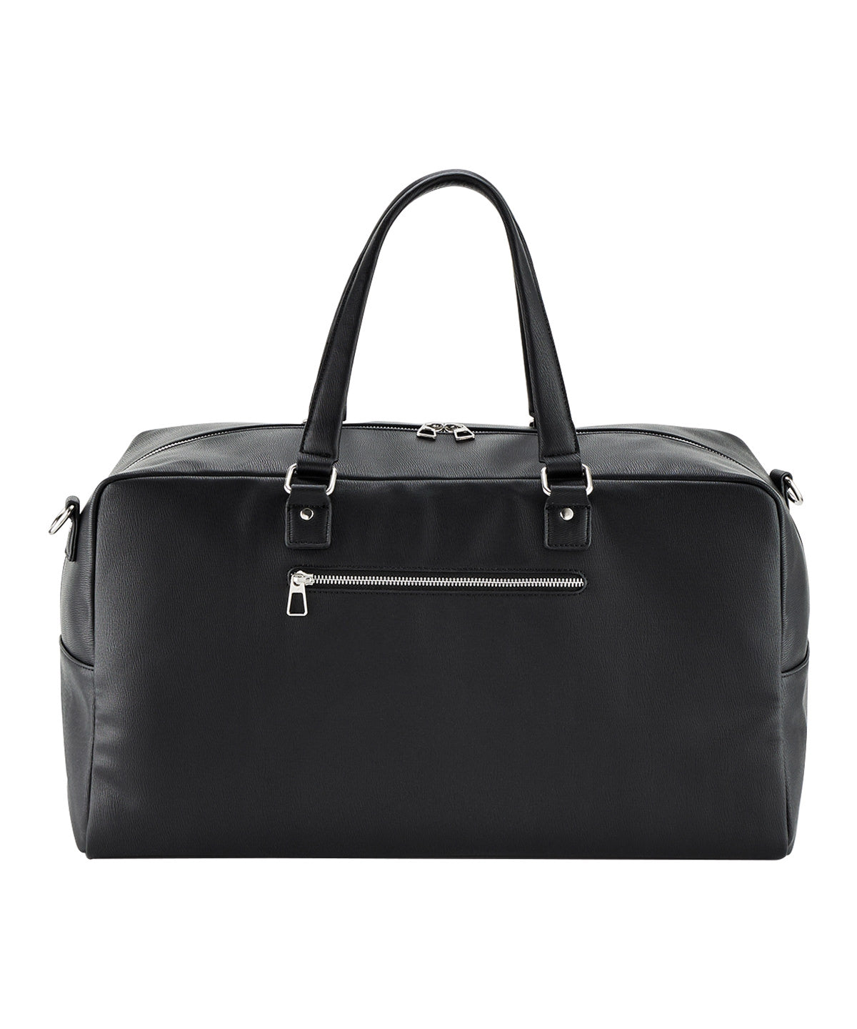 Bolso de fin de semana de lujo de PU a medida | Negro