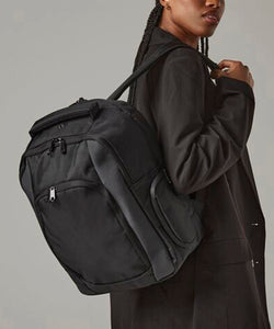 Mochila para porttil de tungsteno | Negro/Grafito Oscuro