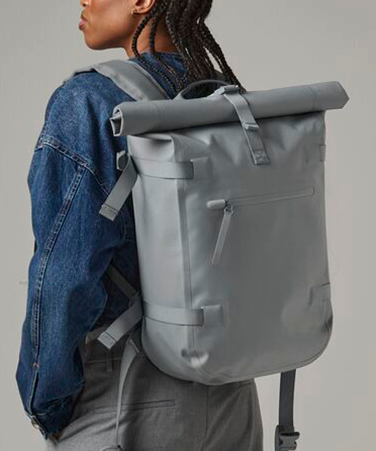 Impermeable con cierre enrollable | Negro