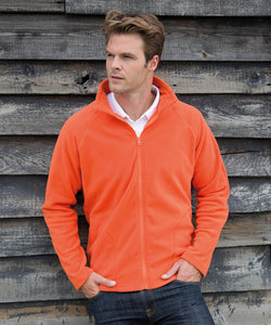 Chaqueta de microfelpa Core | Negro
