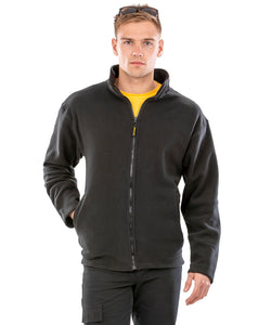 Chaqueta de microfelpa de alta calidad Horizon | Negro