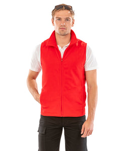 Chaleco de microfelpa Core | Negro