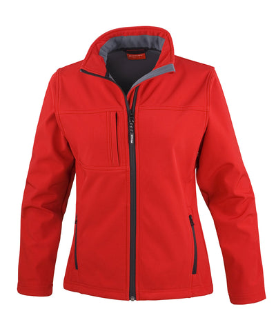 Chaqueta softshell clsica para mujer | Rojo