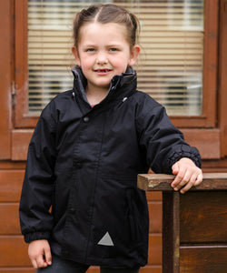 Chaqueta reversible Junior/juvenil StormDri 4000 | Negro/Gris