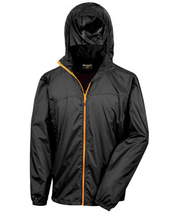Chaqueta ligera plegable HDi quest | Negro/Naranja