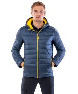 Chaqueta con capucha Urban snow bird | Negro/Lima