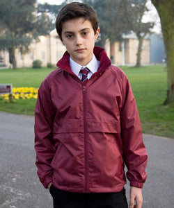 Chaqueta forrada de microfelpa Core junior | Negro