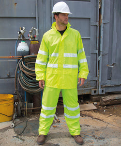 Traje impermeable de alta visibilidad | Amarillo
