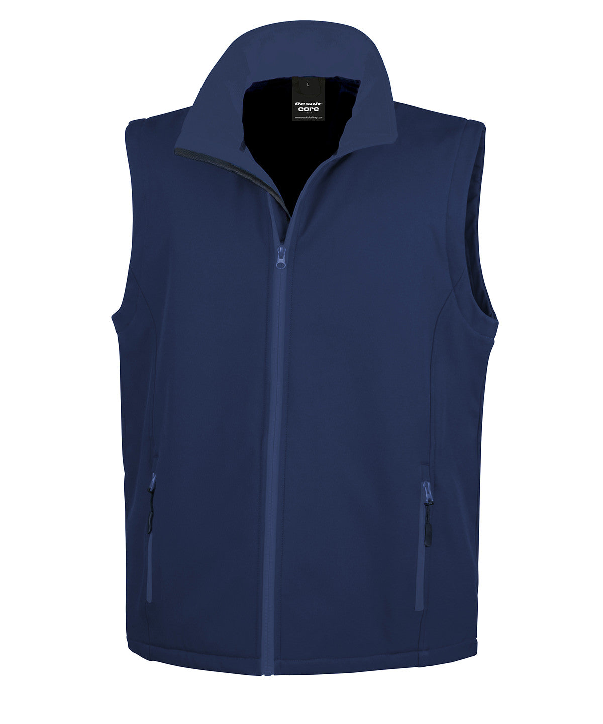 Chaleco softshell imprimible | Azul Marino/Azul Marino