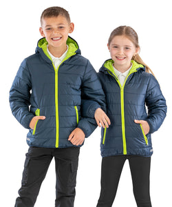 Chaqueta acolchada Core junior suave | Negro