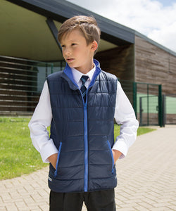 Chaleco Core junior | Negro/Naranja