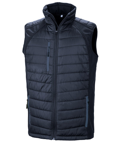 Chaleco acolchado softshell Compass | Azul Marino/Azul Marino