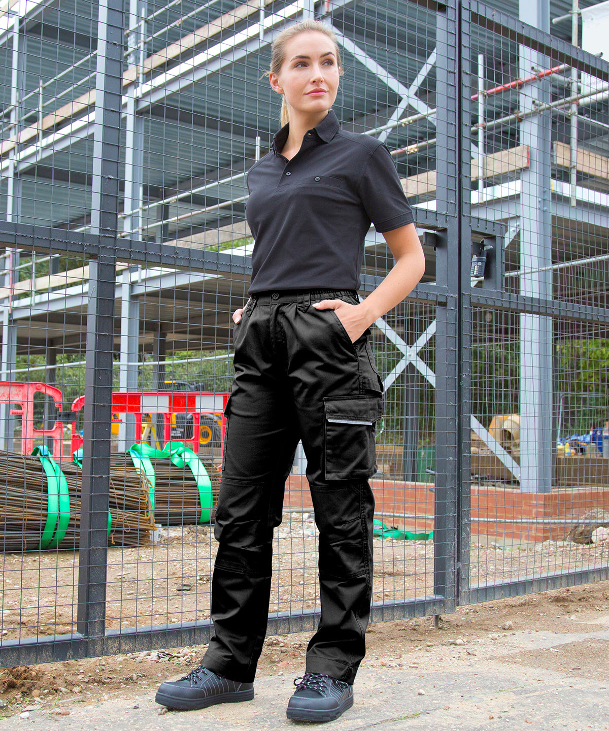 Pantalones de accin para mujer | Negro