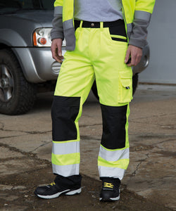 Pantalones de carga de seguridad | Amarillo